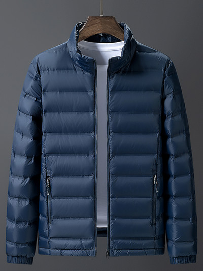 2023 Νέα ανδρικά χειμωνιάτικα πουπουλένια μπουφάν 80% Λευκή πάπια με επένδυση γιακά γιακά Casual Windbeaker Ζεστό μπουφάν συν μέγεθος 8XL