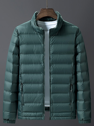 2023 Νέα ανδρικά χειμωνιάτικα πουπουλένια μπουφάν 80% Λευκή πάπια με επένδυση γιακά γιακά Casual Windbeaker Ζεστό μπουφάν συν μέγεθος 8XL