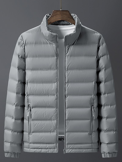 2023 Νέα ανδρικά χειμωνιάτικα πουπουλένια μπουφάν 80% Λευκή πάπια με επένδυση γιακά γιακά Casual Windbeaker Ζεστό μπουφάν συν μέγεθος 8XL