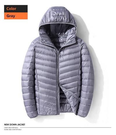 Kerge veekindel kokkupandav kapuutsiga sulejope 2023, uus meeste äriline vaba aja kevad- ja sügismantel, meeste jope