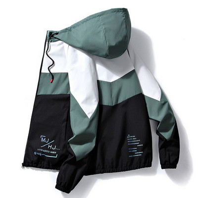 Ανοιξιάτικο και Φθινοπωρινό παλτό Ανδρικό κορεάτικο μπουφάν μόδας Νεανικό φοιτητικό λεπτό casual παλτό Όμορφα ρούχα εργασίας μπουφάν με κουκούλα