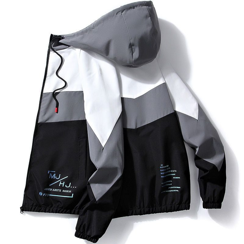 Ανοιξιάτικο και Φθινοπωρινό παλτό Ανδρικό κορεάτικο μπουφάν μόδας Νεανικό φοιτητικό λεπτό casual παλτό Όμορφα ρούχα εργασίας μπουφάν με κουκούλα