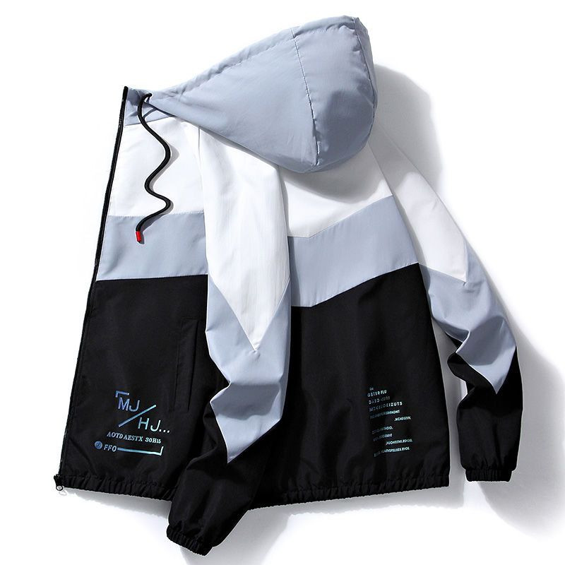 Ανοιξιάτικο και Φθινοπωρινό παλτό Ανδρικό κορεάτικο μπουφάν μόδας Νεανικό φοιτητικό λεπτό casual παλτό Όμορφα ρούχα εργασίας μπουφάν με κουκούλα
