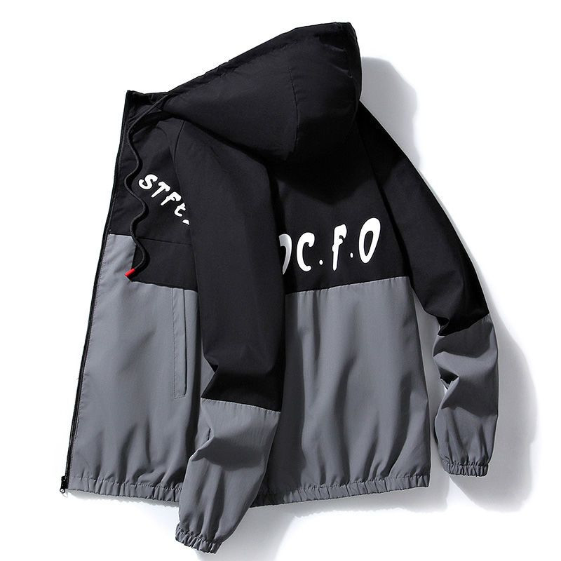Ανοιξιάτικο και Φθινοπωρινό παλτό Ανδρικό κορεάτικο μπουφάν μόδας Νεανικό φοιτητικό λεπτό casual παλτό Όμορφα ρούχα εργασίας μπουφάν με κουκούλα