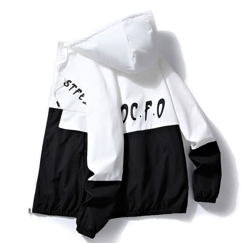 Ανοιξιάτικο και Φθινοπωρινό παλτό Ανδρικό κορεάτικο μπουφάν μόδας Νεανικό φοιτητικό λεπτό casual παλτό Όμορφα ρούχα εργασίας μπουφάν με κουκούλα