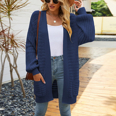 Πλεκτή ζακέτα Γυναικείο μπουφάν Άνοιξη Φθινόπωρο Χειμώνας Βερίκοκο βελονάκι Χαλαρό μακρυμάνικο πουλόβερ 2022 Ζακέτες Ζακέτες Ζακέτες Ζακέτες