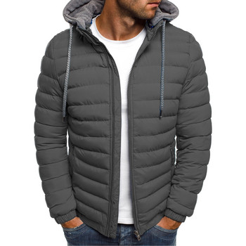 Мъжко есенно зимно топло яке с цип Опаковано леко палто Мъжки зимни якета jaqueta masculina 2022 Нови палта Якета мъж