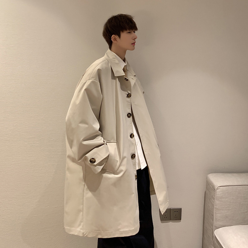 Ανοιξιάτικα και φθινοπωρινά Ανεμοδαρμένα μπουφάν Ανδρικά Μόδα Απλή Στερεά Πεζοπορία Υπαίθριες Μεγάλες Τσέπες Πάρκα Πουλόβερ με κουκούλα γιακά