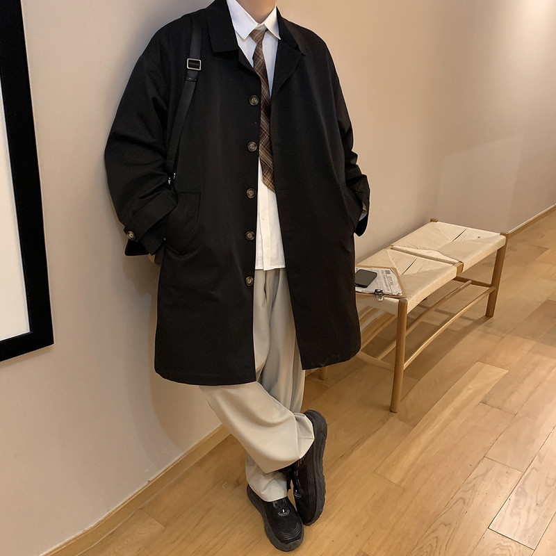 Ανοιξιάτικα και φθινοπωρινά Ανεμοδαρμένα μπουφάν Ανδρικά Μόδα Απλή Στερεά Πεζοπορία Υπαίθριες Μεγάλες Τσέπες Πάρκα Πουλόβερ με κουκούλα γιακά