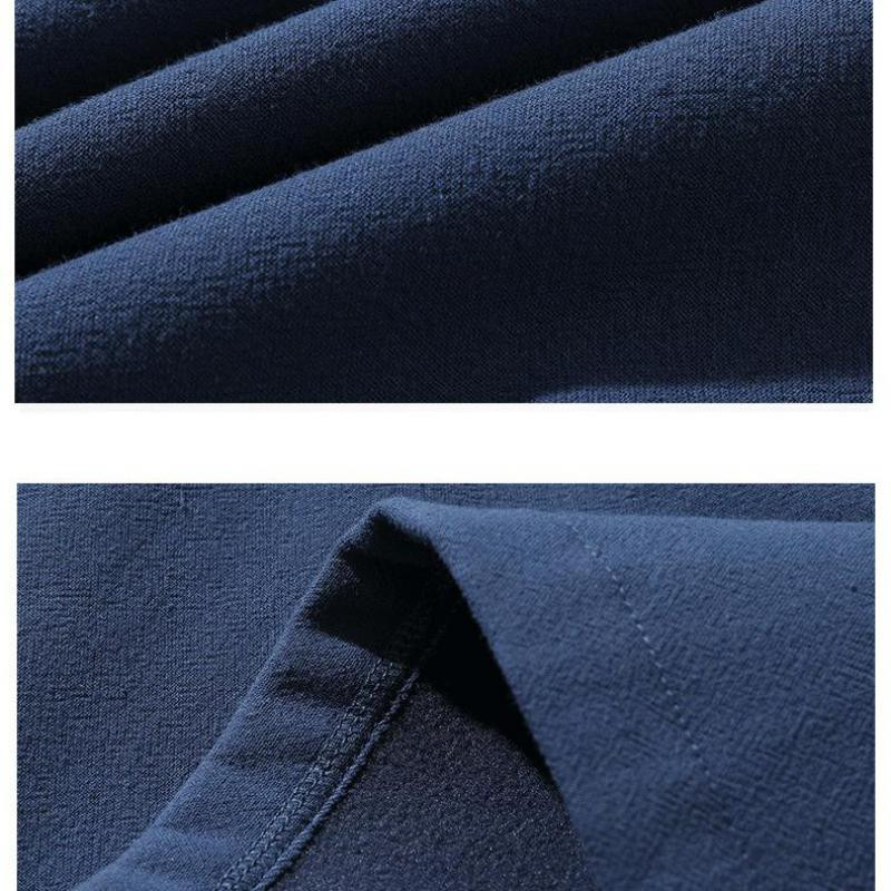 M-5XL Παραδοσιακά Κινέζικα Ρούχα για Άντρες Streetwear Εξωτερικά Ενδύματα Oriental Robe Trench Coat Ανδρικά βαμβακερά λινό μακριά φλις μπλούζες