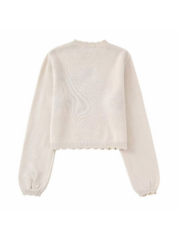 TELLHONEY Γυναικεία Μόδα Ζακάρ Ζακάρ Πλεκτό Πουλόβερ Γυναικείο Χοντρό Χειμώνα Ζεστά Μακρυμάνικα Φαρδιά Μπλουζάκια Πουλόβερ