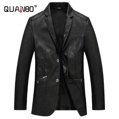 Μόδα Casual Ανδρικό Μπουφάν Νέο Ανοιξιάτικο Φθινόπωρο Κορυφαίας Ποιότητας Κοστούμι Υψηλής Απομίμησης Γιακά Προβατό Δέρμα Λεπτό Δερμάτινο Παλτό