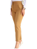 Pantaloni de lucru pentru birou de afaceri pentru femei 2023 toamna iarna negri cu talie înaltă decupați pantaloni eleganti de damă Pantaloni de damă perfecti