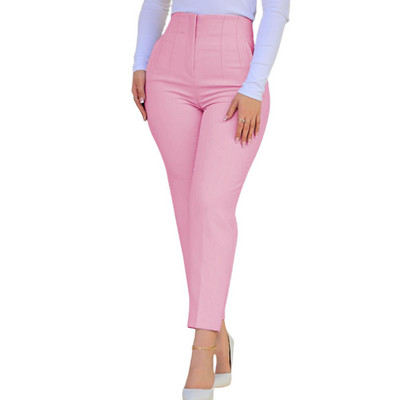 Pantaloni de lucru pentru birou de afaceri pentru femei 2023 toamna iarna negri cu talie înaltă decupați pantaloni eleganti de damă Pantaloni de damă perfecti