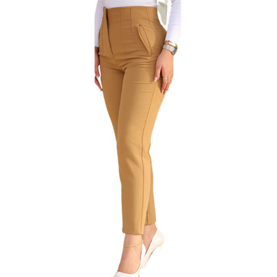 Pantaloni de lucru pentru birou de afaceri pentru femei 2023 toamna iarna negri cu talie înaltă decupați pantaloni eleganti de damă Pantaloni de damă perfecti