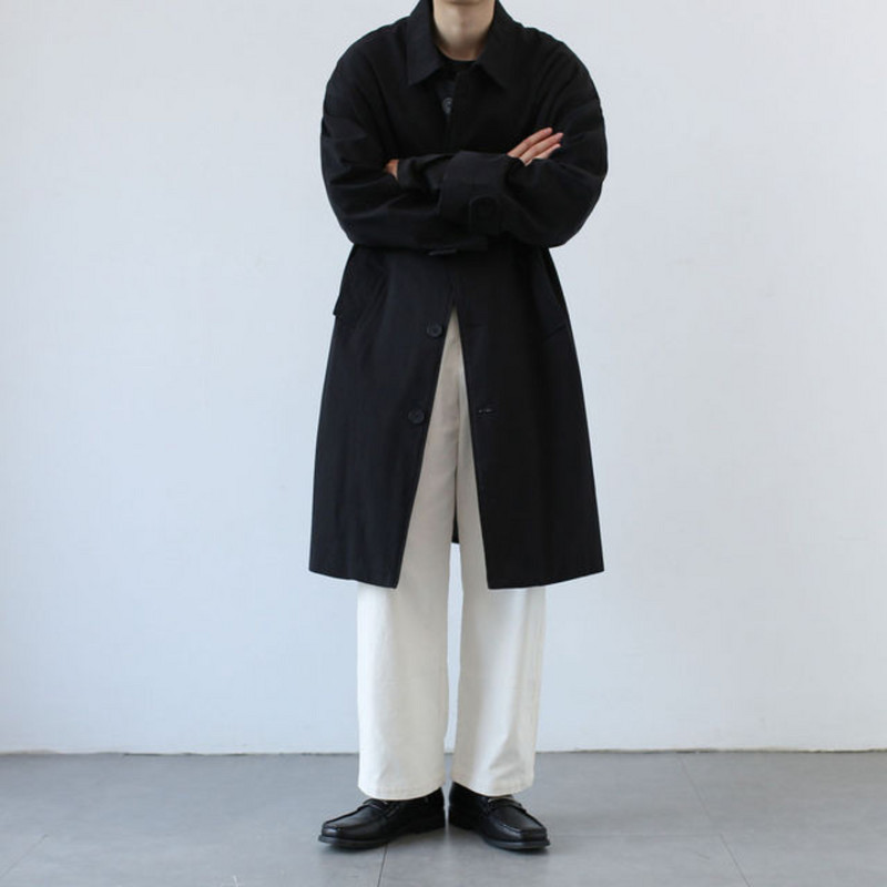 Korea Fashion Clothes Meeste trend Puuvill Vintage klassikaline Trench Mantel Suvine Trekking Naiste Tuulejope Meestele