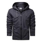 Ανδρικό 2021 Νέο ανδρικό παλτό με κουκούλα με κουκούλα, Ανοιξιάτικο φθινόπωρο, αδιάβροχο τζάκετ για εξωτερικούς χώρους Tactical Hiking Ανδρικά μπουφάν μεγάλου μεγέθους