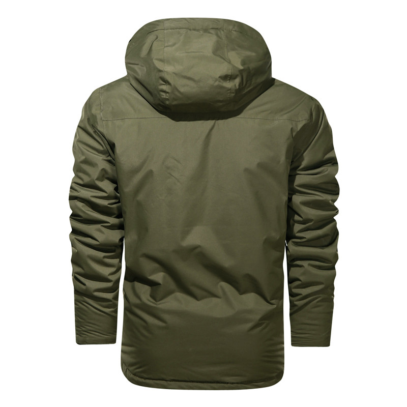 Ανδρικό 2021 Νέο ανδρικό παλτό με κουκούλα με κουκούλα, Ανοιξιάτικο φθινόπωρο, αδιάβροχο τζάκετ για εξωτερικούς χώρους Tactical Hiking Ανδρικά μπουφάν μεγάλου μεγέθους