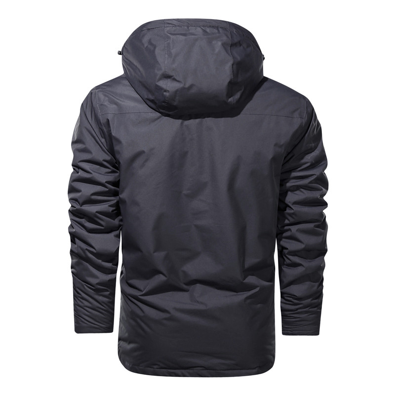 Ανδρικό 2021 Νέο ανδρικό παλτό με κουκούλα με κουκούλα, Ανοιξιάτικο φθινόπωρο, αδιάβροχο τζάκετ για εξωτερικούς χώρους Tactical Hiking Ανδρικά μπουφάν μεγάλου μεγέθους