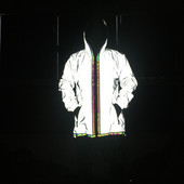 2022 Reflective Long Jackets and Coats Ανδρικά Γυναικεία Hip Hop Zipper Trench Coat Shiny Night Reflect Light Windbreaker
