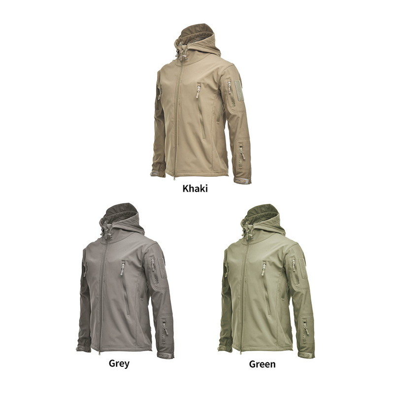 Δώρο Υπαίθρια Αθλητική Μόδα με Κουκούλα Ταξίδι Αδιάβροχη Αντιανεμική Καθημερινή Παλτό Χειμερινό Ζεστό Ανδρικό Μπουφάν Μασίφ Μαλακό Κέλυφος
