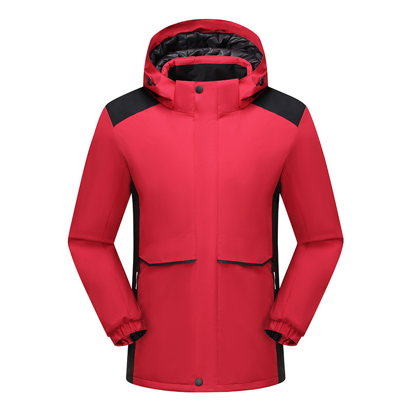 Gabardina hombre chaquetas Αντιανεμικό και αδιάβροχο που ταιριάζουν με χρώμα, βαμβακερό ενσωματωμένο σακάκι καμπαρντίνα με σκληρό κέλυφος