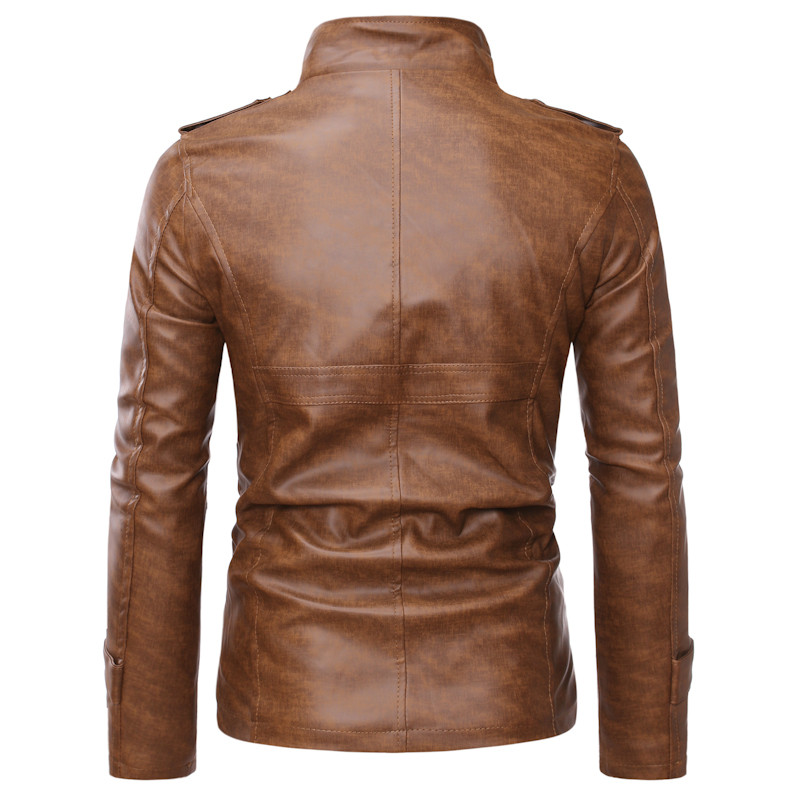 Χειμερινό ανδρικό μπουφάν, ενσωματωμένο με γούνα και ζεστασιά, ρούχα μοτοσικλέτας, προσωπικότητα επιχειρηματικής μόδας, νέο μοντέλο boutique 2023