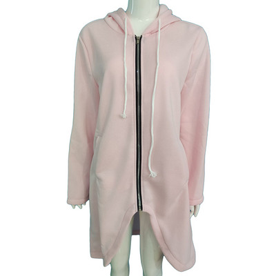 Jesen 2023. Ležerne ženske duge majice s kapuljačom Kaput Gornja odjeća s patentnim zatvaračem Jakna s kapuljačom Zimski džepovi Gornja odjeća