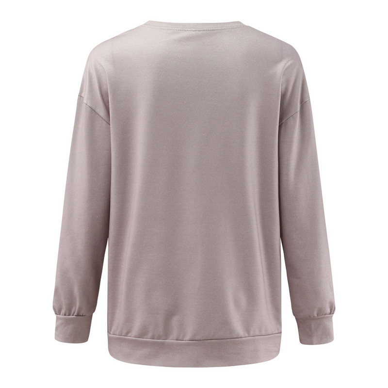 Γυναικείες φούτερ με λαιμόκοψη με γεωμετρικό εμπριμέ συνονθύλευμα μακρυμάνικο casual έθνικ λαϊκό πουλόβερ Γυναικεία μπλούζα μπλούζα Sudadera Mujer