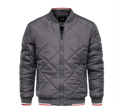 Μεγάλο μέγεθος 5XL Ανδρικό παλτό Φθινοπωρινό Χειμερινό Casuals Stand-γιακά με φερμουάρ Τσέπη Παχύ παλτό Μαύρο Γκρι Πράσινο Plus μέγεθος 4XL για άνδρες