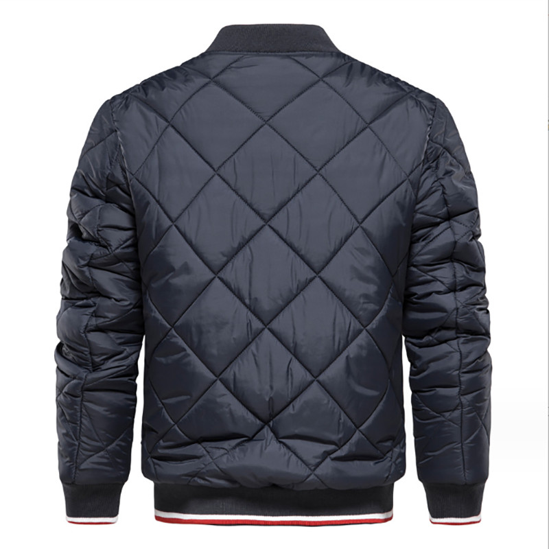 Μεγάλο μέγεθος 5XL Ανδρικό παλτό Φθινοπωρινό Χειμερινό Casuals Stand-γιακά με φερμουάρ Τσέπη Παχύ παλτό Μαύρο Γκρι Πράσινο Plus μέγεθος 4XL για άνδρες