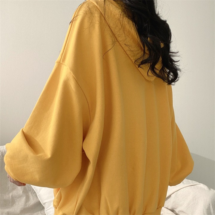 Γυναικείες κουκούλες με φερμουάρ 2023 Νέα φθινοπωρινή χειμερινή μόδα Casual ζεστό υπερμεγέθη πουλόβερ με κουκούλα Φαρδύ γυναικείο μπουφάν