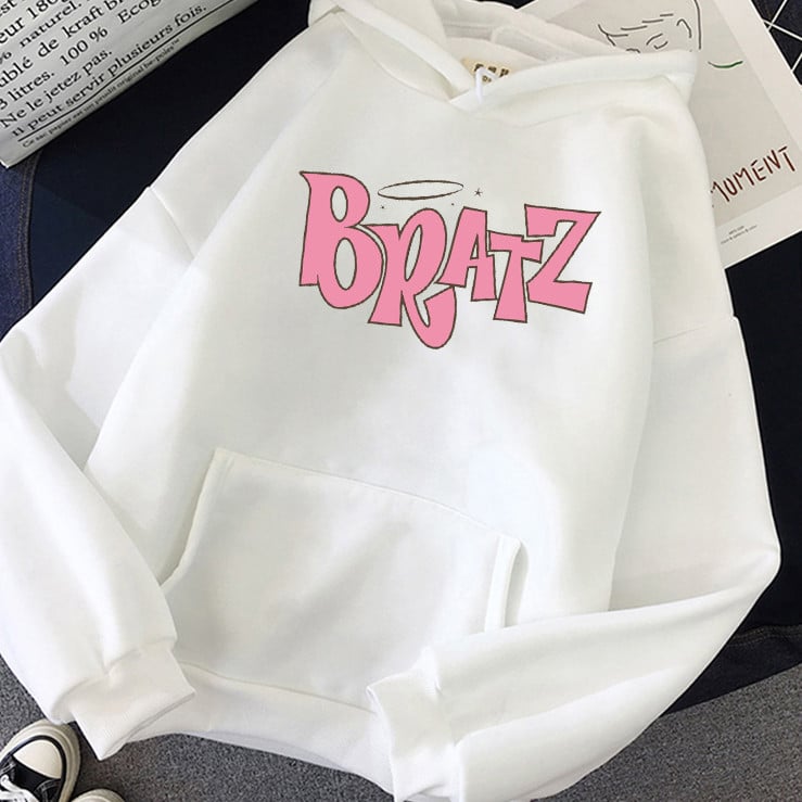 Φούτερ Bratz Letter Φθινοπωρινή χειμερινή φούτερ unisex ανδρική και γυναικεία casual φοιτητική μπλούζα με κουκούλα μακρυμάνικη μόδας