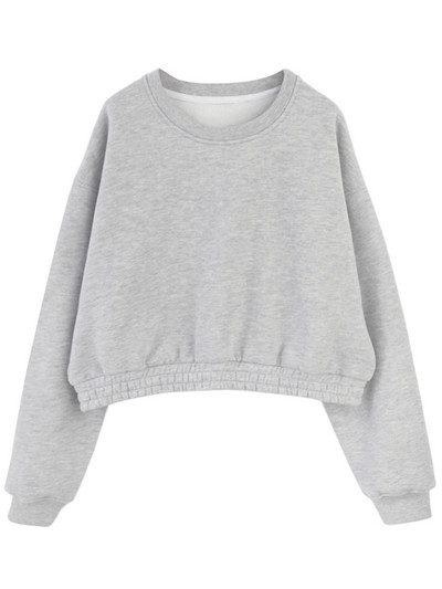 Aachoae Γυναικεία φούτερ με κουκούλα φλις 100% βαμβακερή αθλητική φόρμα 2022 Χειμώνας Ιαπωνικό Casual Loose Jumper