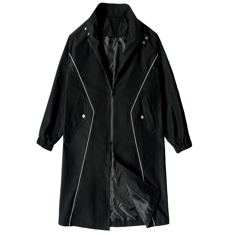 Καμπαρντίνα με κουκούλα για άντρες Μόδα Άνοιξη Φθινόπωρο Harajuku Windbreaker πανωφόρι Ανδρικό χιπ χοπ ανδρικό μπουφάν