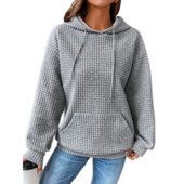 Jesenska majica s kapuljačom Ženska jednobojna Harajuku Blusas majica s kapuljačom Ženska majica s kapuljačom Moleton majica s kapuljačom Ženska odjeća Camisas Mujer