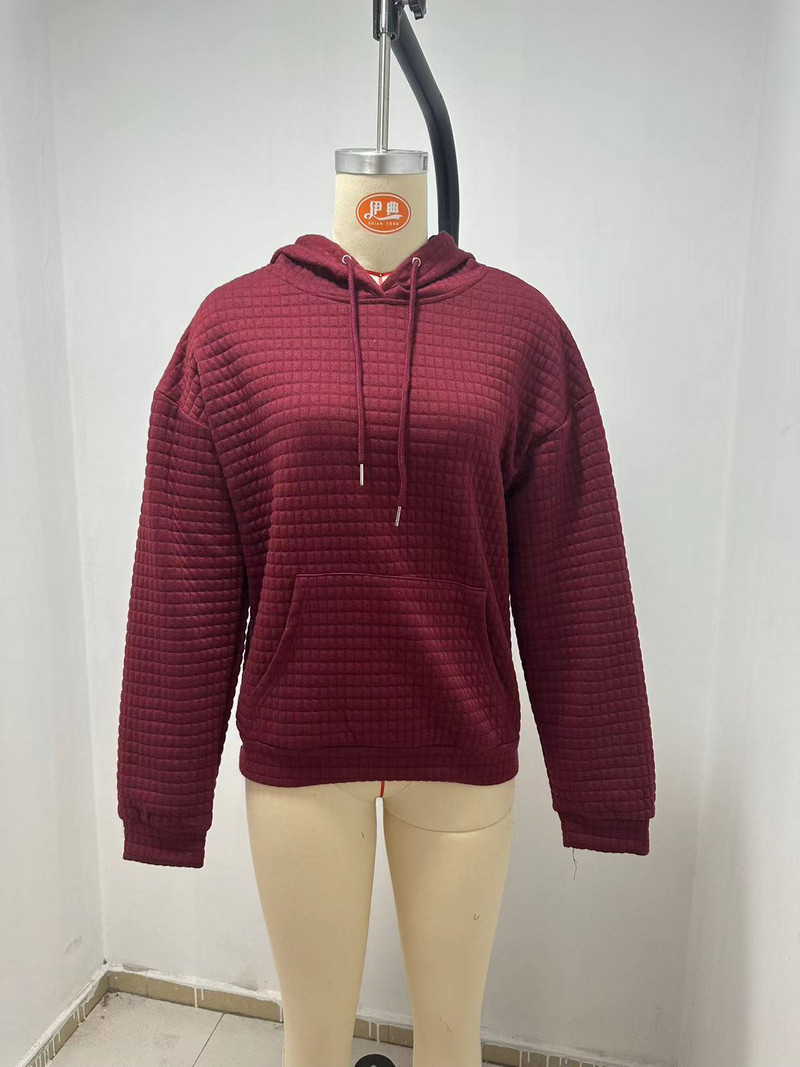 Jesenska majica s kapuljačom Ženska jednobojna Harajuku Blusas majica s kapuljačom Ženska majica s kapuljačom Moleton majica s kapuljačom Ženska odjeća Camisas Mujer