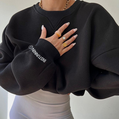 Ženska modna odjeća s okruglim izrezom Hip Hop ulična odjeća Meke ženske majice s okruglim izrezom 2023 Novo