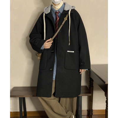 2023 Trench muška majica s kapuljačom Proljetni i jesenski trenč muški kaput Ležerna muška ulična odjeća Hip hop kaputi Harajuku kaput