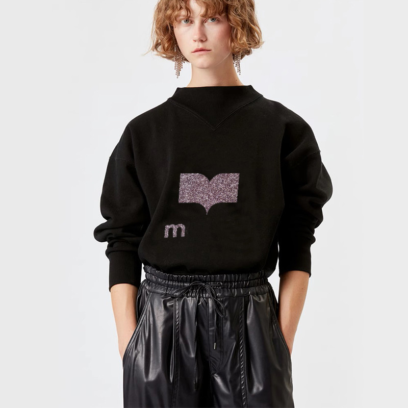 Φούτερ φούτερ με μισό ζιβάγκο 100% βαμβακερό φλις γυναικείο φλις και χειμερινό φούτερ Φούτερ πολυτελείας Y2k