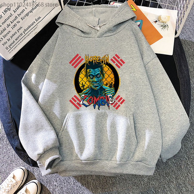 Κορεατικά Zombie Hoodies Ανδρικά φούτερ με κουκούλα Gothic Graphic Kpop Streetwear Γυναικεία μακρυμάνικο πουλόβερ Harajuku