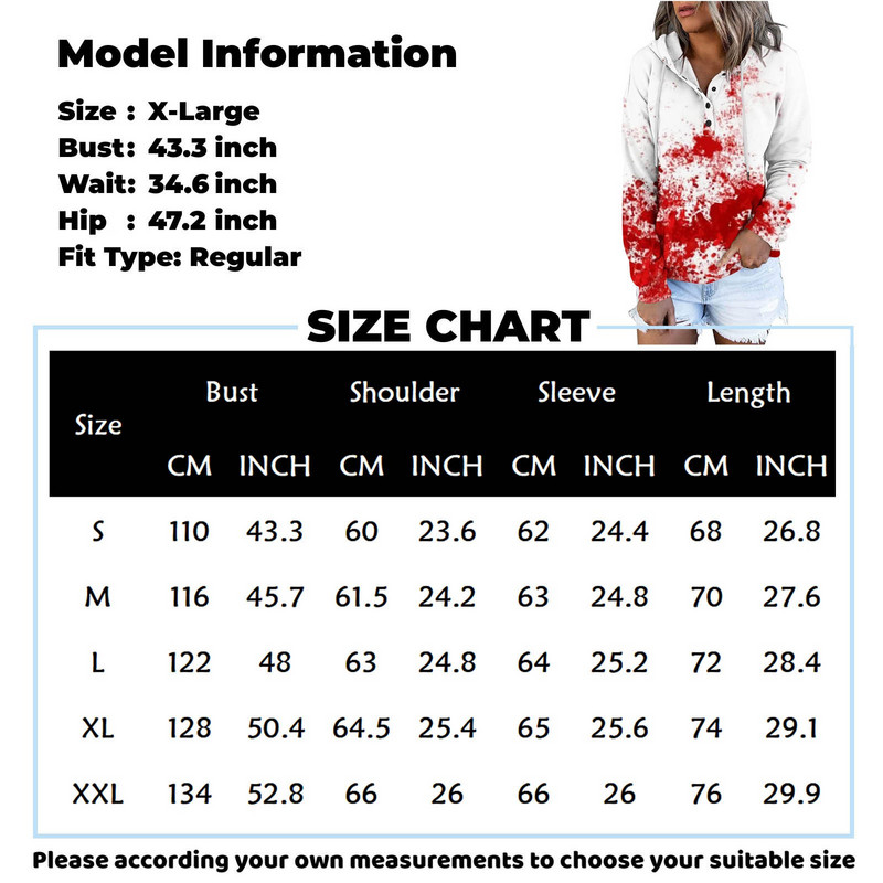 Γυναικείο χειμωνιάτικο μπουφάν Casual Fashion Halloween Print Scary μακρυμάνικο πουλόβερ Κορδόνι Y2k Φούτερ με κουκούλα με φερμουάρ 가을 여성 의류