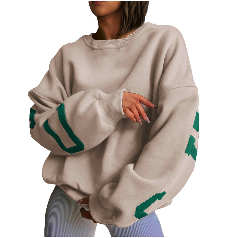 Hanorac pentru femei de iarnă Y2k, cu fermoar, cu mâneci lungi, cu litere, cu imprimeu, ocazional, la modă, cu decolteu în formă de O, Hanorac Topuri Roupas Para Mulheres