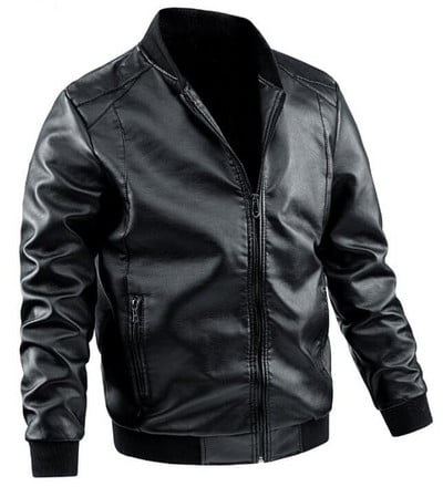 Ανδρικό δερμάτινο μπουφάν VXO Μάρκα Casual Zipper Λεπτό δερμάτινο παλτό Πολλαπλών στυλ Ανδρικό δερμάτινο μπουφάν χειμωνιάτικο