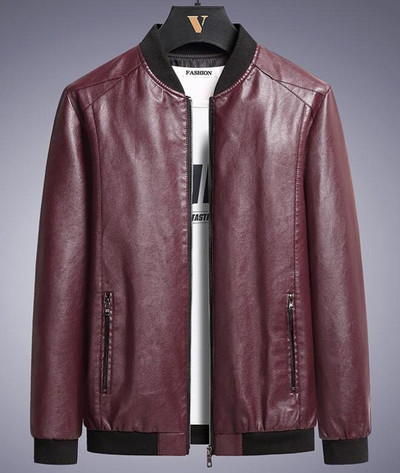 Ανδρικό δερμάτινο μπουφάν VXO Μάρκα Casual Zipper Λεπτό δερμάτινο παλτό Πολλαπλών στυλ Ανδρικό δερμάτινο μπουφάν χειμωνιάτικο