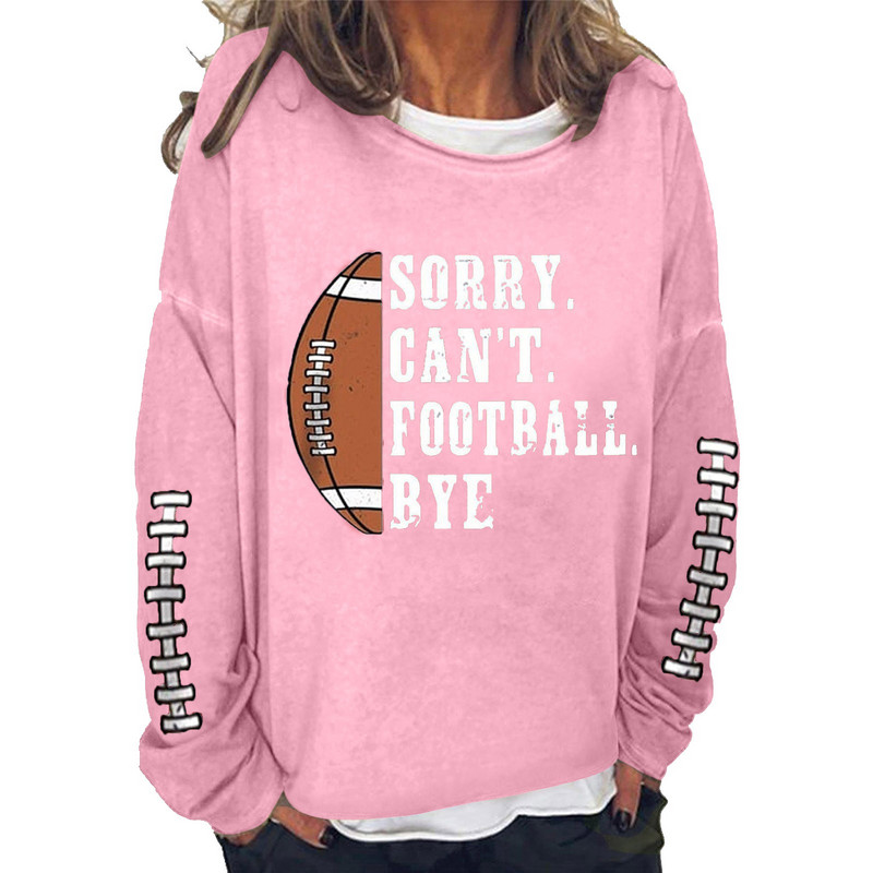 Μόδα Rugby Letter Φούτερ χωρίς κουκούλα Γυναικεία Φθινόπωρο Χειμώνας Harajuku Y2K Streetwear Γυναικεία φαρδιά πουλόβερ Μπλούζες με κουκούλα