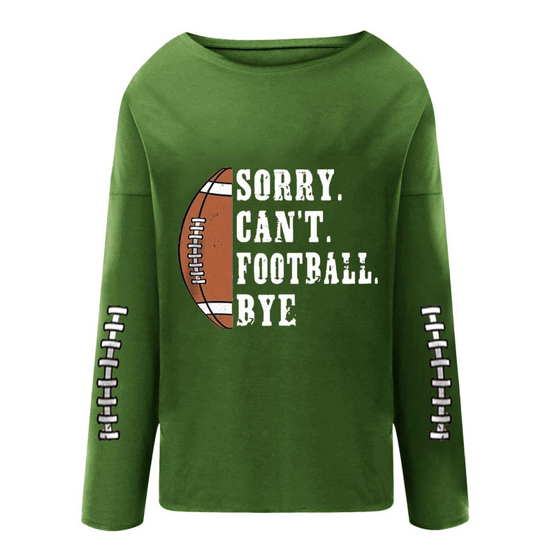 Μόδα Rugby Letter Φούτερ χωρίς κουκούλα Γυναικεία Φθινόπωρο Χειμώνας Harajuku Y2K Streetwear Γυναικεία φαρδιά πουλόβερ Μπλούζες με κουκούλα