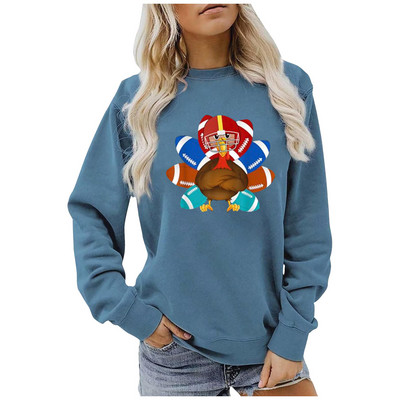Hanorace Femei Imbracaminte Topuri Femei Grafic Baseball Hanorace Fotbal Moda Print Toamna Haine Dama Pulovere Femei