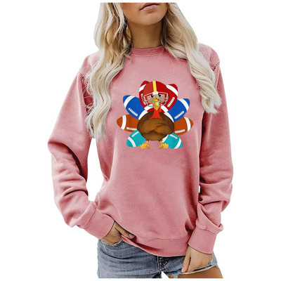Hanorace Femei Imbracaminte Topuri Femei Grafic Baseball Hanorace Fotbal Moda Print Toamna Haine Dama Pulovere Femei
