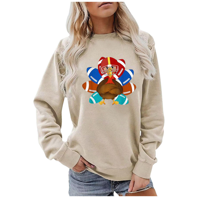 Hanorace Femei Imbracaminte Topuri Femei Grafic Baseball Hanorace Fotbal Moda Print Toamna Haine Dama Pulovere Femei